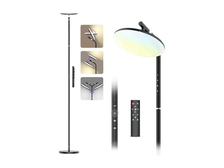RUNBARRY LED Floor Lamp with Remote - Image 1