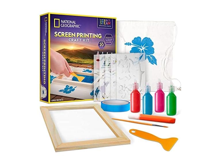 NATIONAL GEOGRAPHIC Kids Screen Printing Kit - Image 1