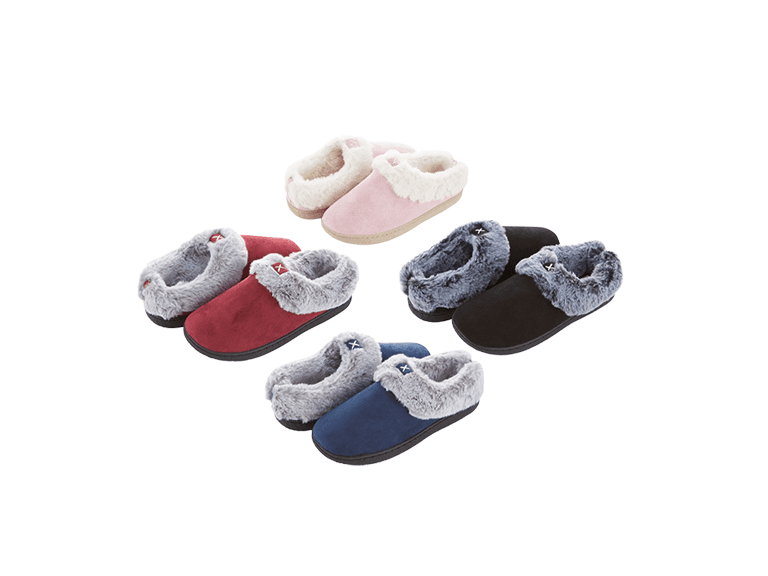 Floopi Womens Microsuede Clog Slipper - Image 1