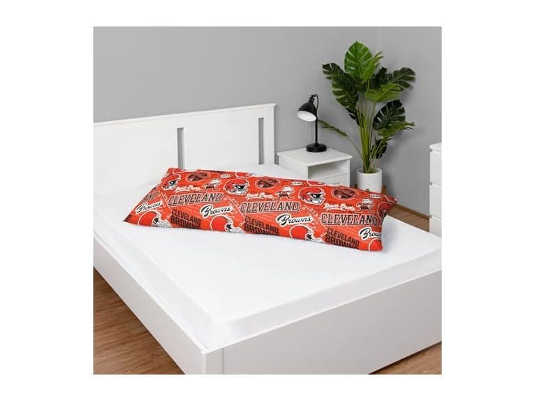 CLEVELAND BROWNS Plush Body Pillow - Image 1