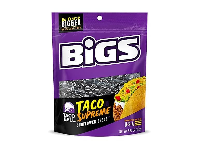 BIGS Sunflower Seeds, Taco Bell Taco Supreme Flavor - Image 1