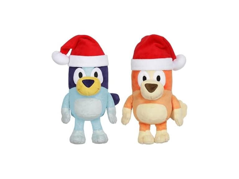 BLUEY Pack of 2 Festive Holiday Plush - Image 1