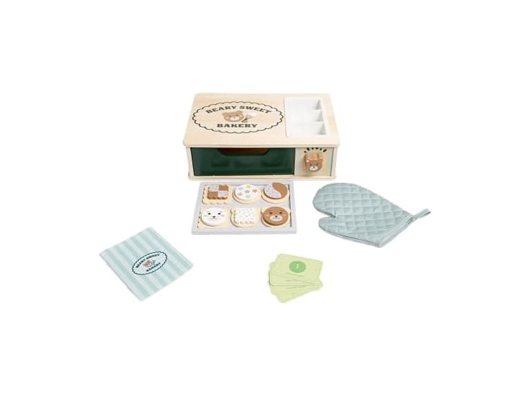 Pearhead Wooden Bakery Montessori Set - Image 1
