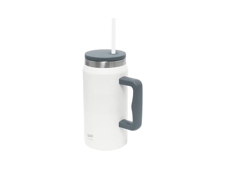 Glad Pioneer Stainless Steel Tumbler 47oz, Grey - Image 1