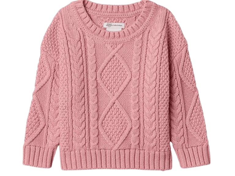 Amazon Essentials x Sofia Grainge Baby Boys Cable Crewneck Sweater - Image 1