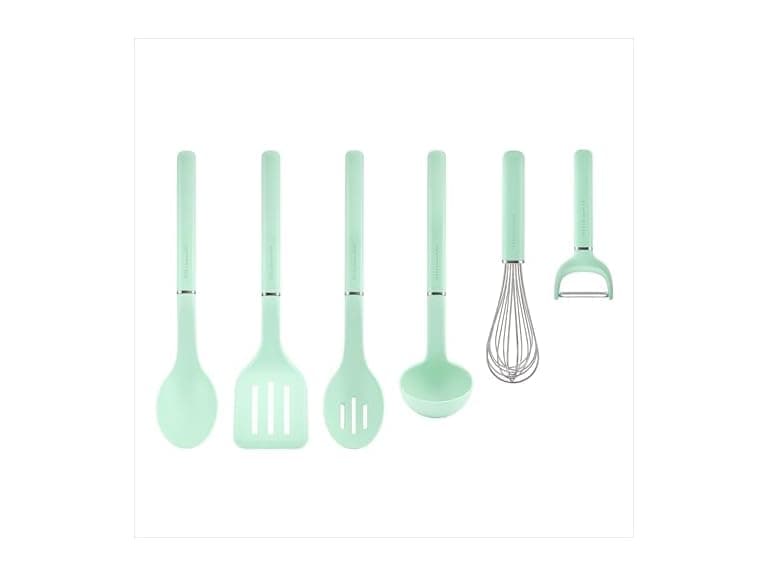 KitchenAid 6-Pc Tool & Gadget Set, Spearmint - Image 1