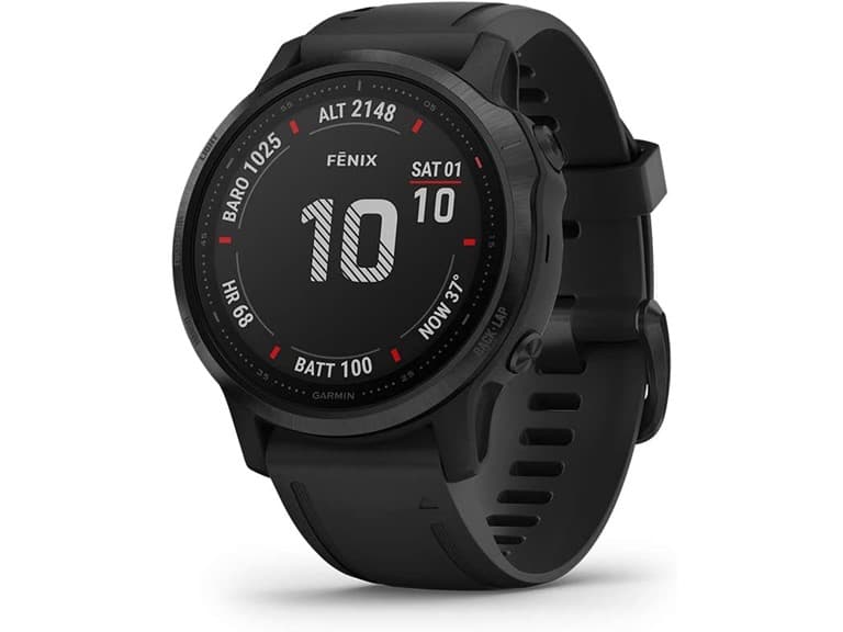 Garmin fenix 6S Pro, Premium Multisport GPS Watch - Black (Open Box) - Image 1