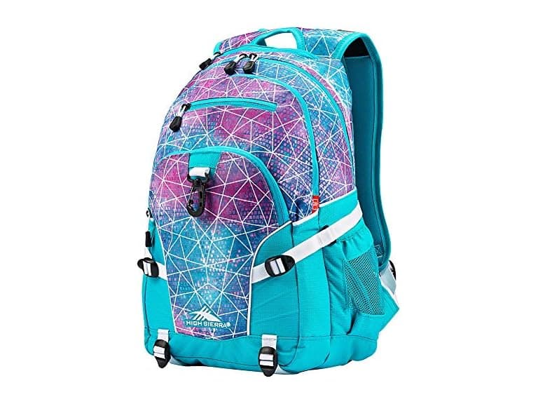 High Sierra Loop Backpack One Size, Sequin Facets/Bluebird/White - Image 1