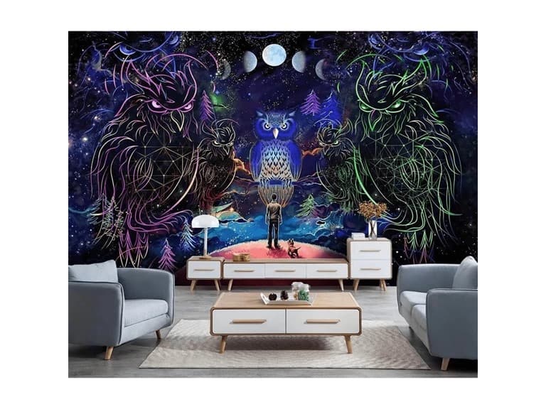 Trippy Wall Hanging Tapestry - Image 1