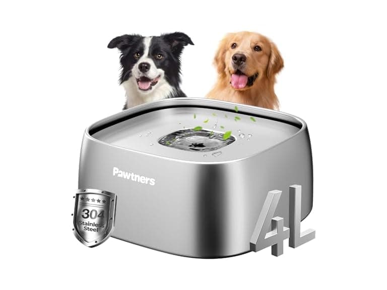Pawtners Stainless Steel Dog Water Bowl - Image 1
