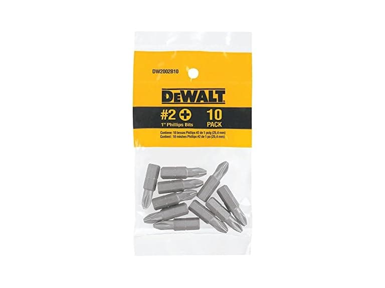 DeWalt DW2002B10 #2 1" Bit Tips 10pcs - Image 1