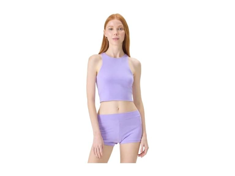 Florence By Mills Women (S) Side Crop Tank Top - Image 1