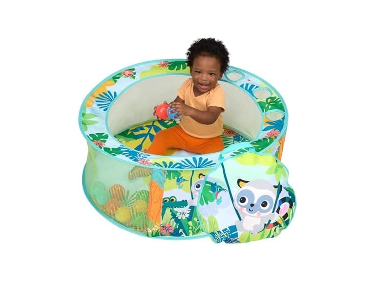 Stow & Go Baby Ball Pit with 20 Balls - Image 1