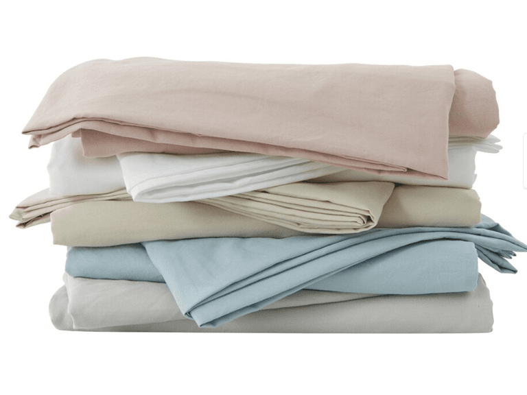 Pre-Washed Microfiber Ultra-Soft Solid Bed Sheet Set - Image 1