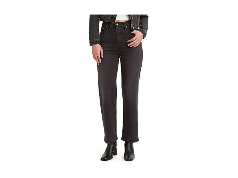 Levis Womens Ribcage Straight Ankle Jeans - Image 1