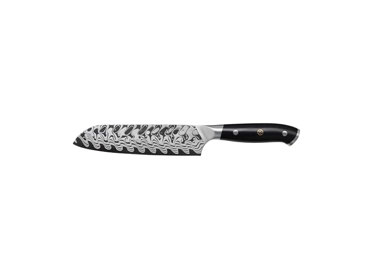 HENCKELS Compass Damascus 7-inch Damascus Santoku Knife - Image 1