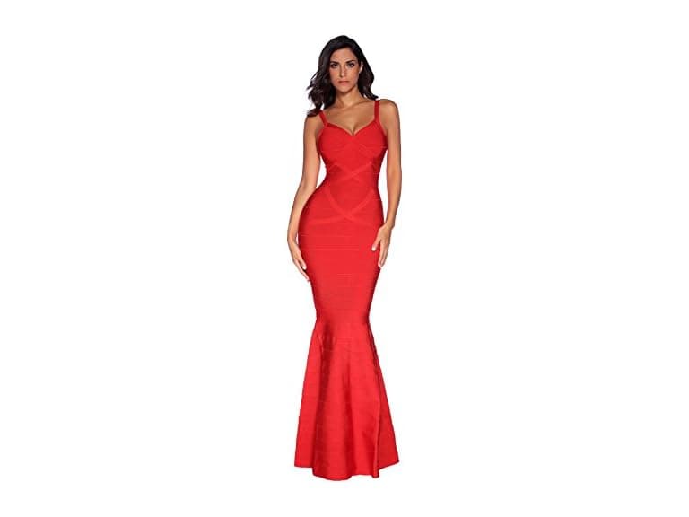 Meilun Women (M) Sleeveless Maxi Bandage Dress - Image 1