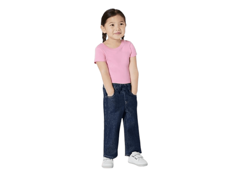 Amazon Essentials Baby Girls Soft Stretch Relaxed-Fit Jeans - Image 1