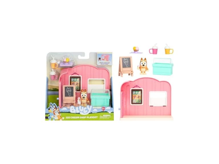 Bluey Mini Playsets Ice Cream Shop Set - Image 1