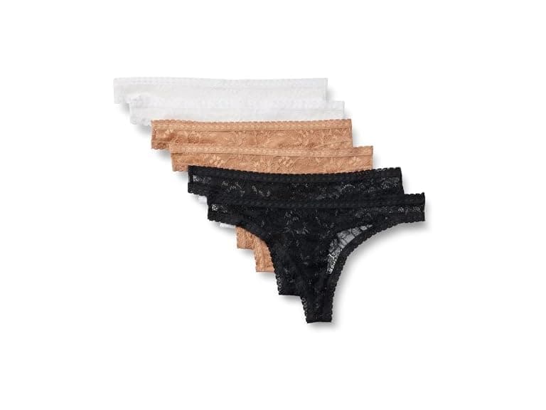 Amazon Essentials Womens Lace Thong 6Pk (L) - Image 1