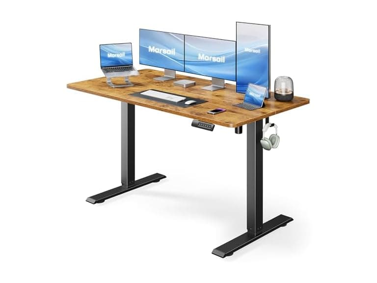 Marsail Electric Standing Desk, Adjustable, 55x24" - Image 1
