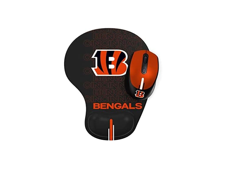 CINCINNATI BENGALS Wireless Mouse & Pad - Image 1