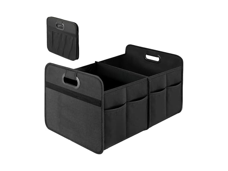 Simple Deluxe Car Trunk Organizer, 2 Compartments - Image 1