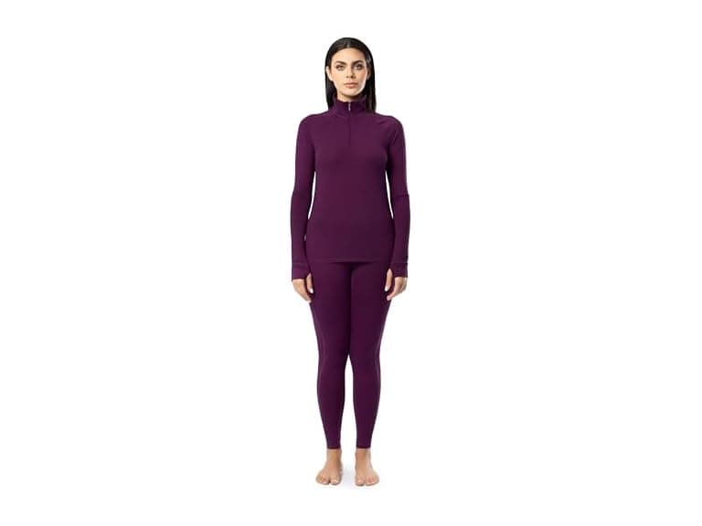 Fruit Of The Loom Women High Neck Quarter Zip Set - Image 1