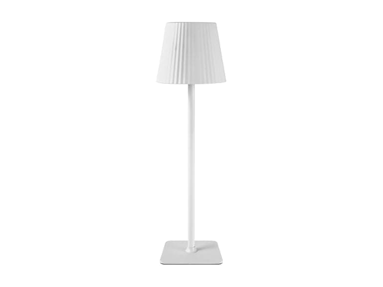 Mikasa 14.8" White Rechargeable LED Lamp - Image 1
