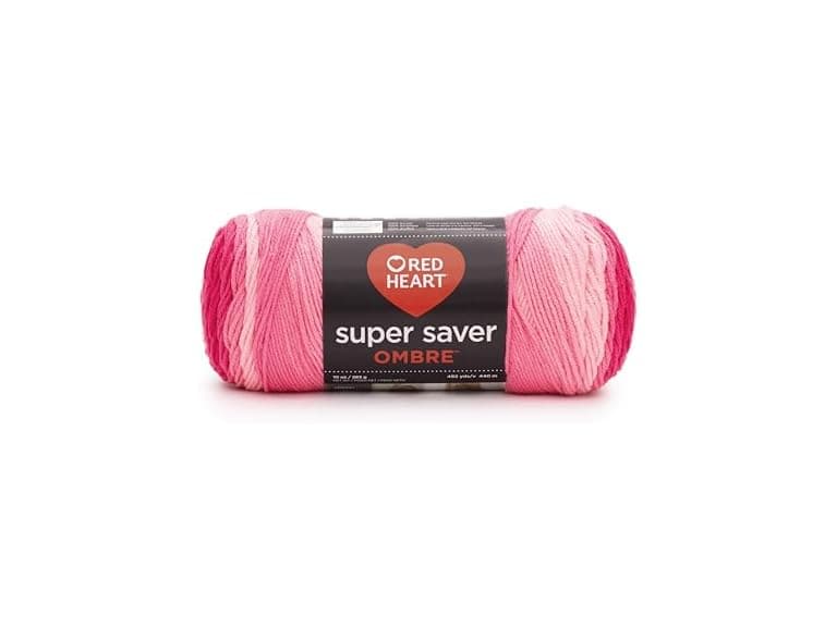 RED HEART Super Saver Ombre Yarn, Jazzy - Image 1