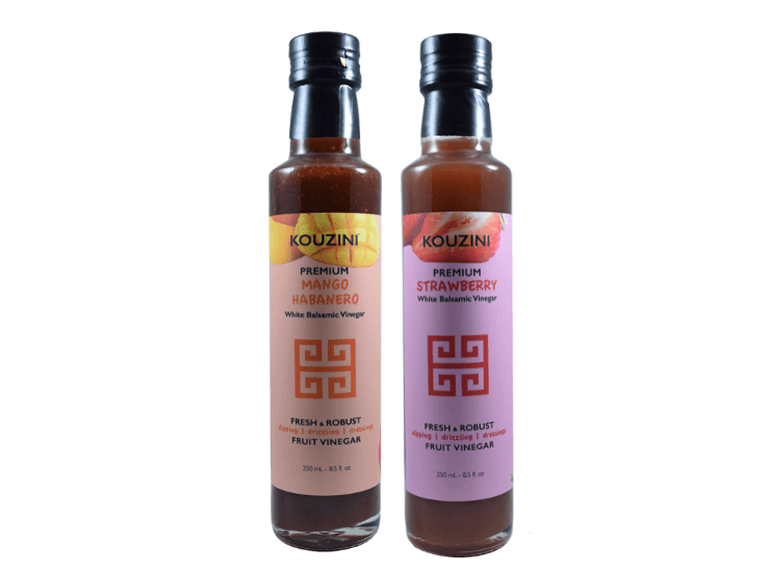 2PK Kouzini Premium Fruit Infused Balsamic Vinegar - Image 1