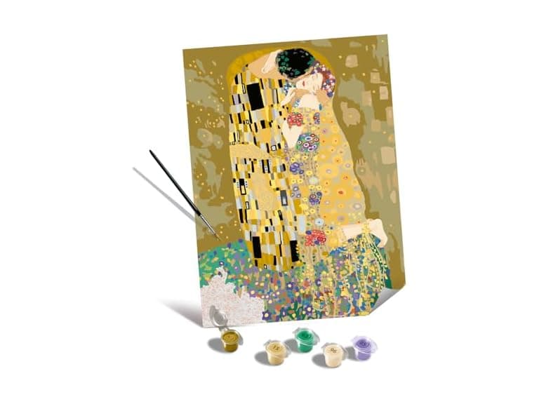 Ravensburger Relax CreArt Klimt: Kiss Canvas Kit - Image 1