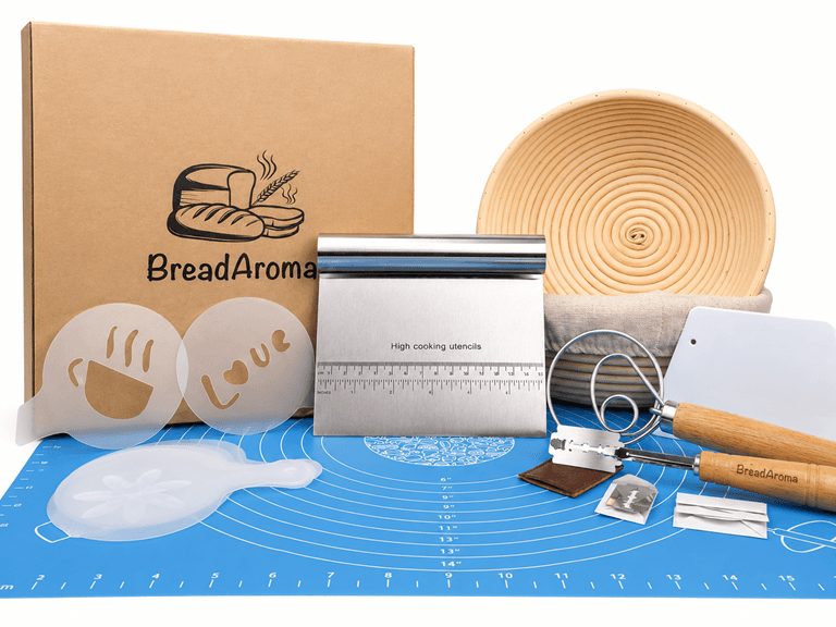 9 Piece Bread Proofing Basket Set - Image 1