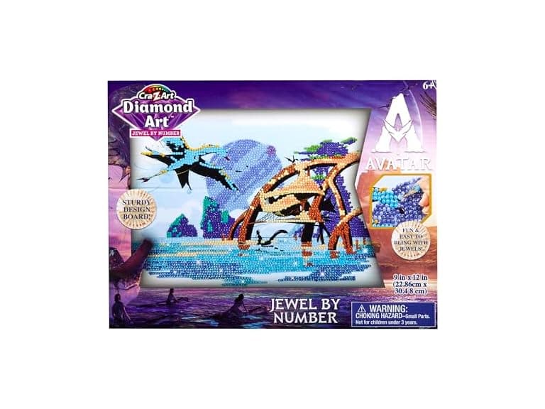 Cra-Z-Art Avatar Diamond Art Jewel by Number Kit - Image 1