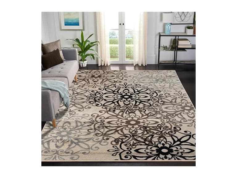 Superior Indoor Area Rug, 5' x 8', Multi-colored - Image 1