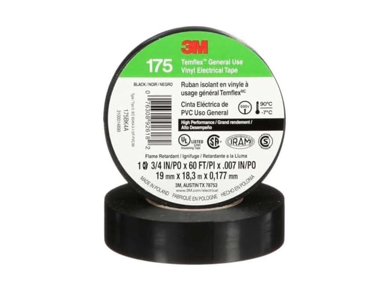 3M TEMFLEX Vinyl Electrical Tape 175, - Image 1