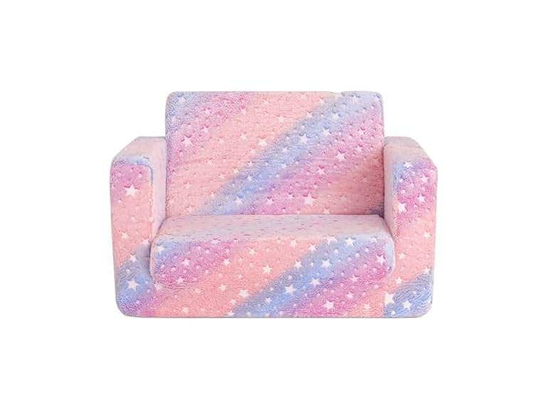 Dream On Me Dream On Me Nestle Kids Sofa in Tie Dye, - Image 1