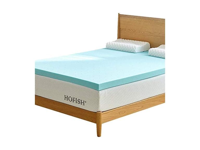 HOFISH 3" Twin Gel Infused Memory Foam Topper - Image 1