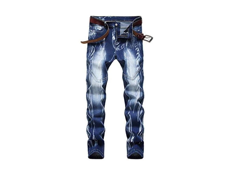 Enrica Men (34) Contrast Jeans Skinny Pants - Image 1