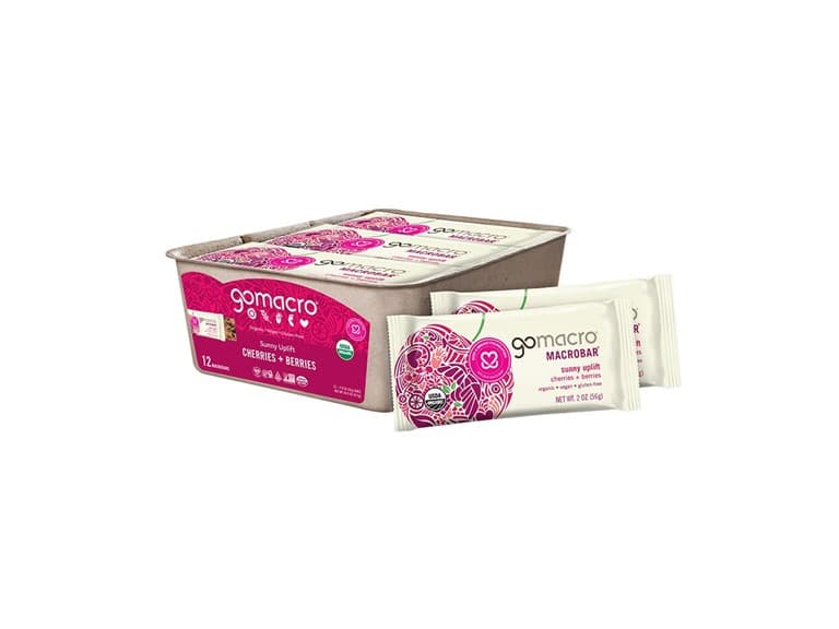 GoMacro MacroBar Organic Vegan Snack Bars, 12Pk - Image 1