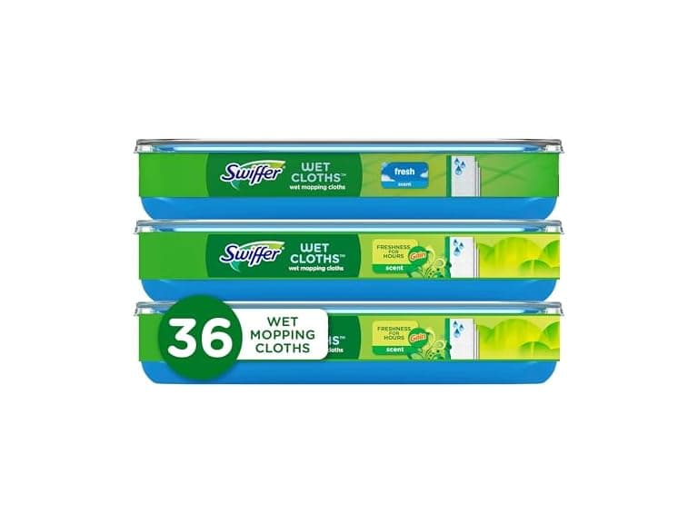 Swiffer Swiffer Sweep + Mop, Wet Pads Refill, Fl - Image 1