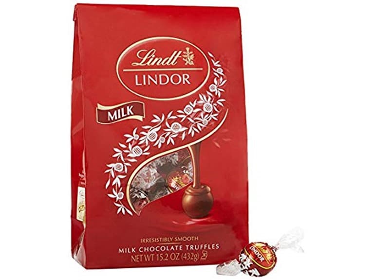 Lindt LINDOR Milk Choc Truffles 15.2oz - Image 1