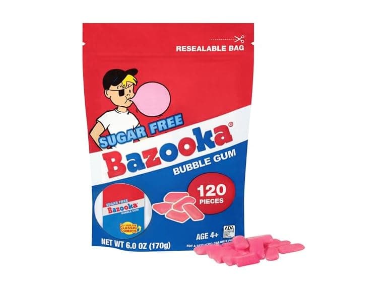Bazooka Bubble Gum Sugar-Free - Image 1