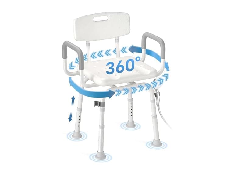 Swivel Shower Chair Adjustable - Image 1