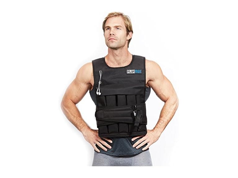 RUNMax Weighted Vest, 60lbs, Short without Shoulder Pads - Image 1