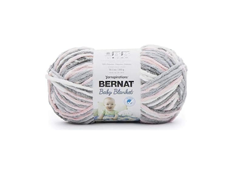 Bernat Baby Blanket Yarn, Baby Grays Pattern - Image 1