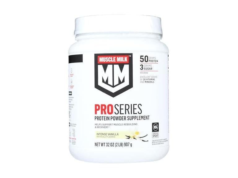 Muscle Milk Powder Pro Series Vanilla, 2 lbs - Image 1