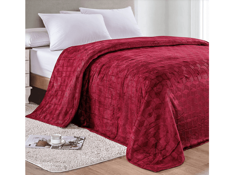 Luxury Home Armani Embossed Microplush Blanket - Image 1