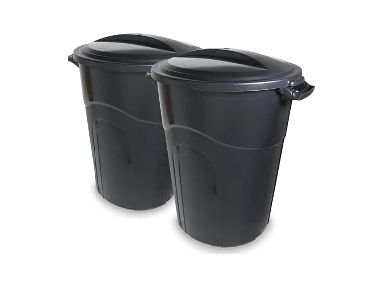 United Solutions 32 Gallon Outdoor Waste Garbage Bin