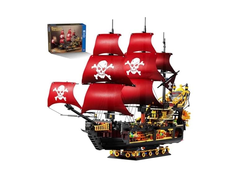 Adult Pirate Ship Building Kit - Image 1